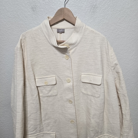 J Jill Elegant Cream Jacket Size 4X - Picture 10 of 10